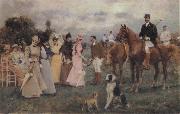 Francisco Miralles Y Galup The Polo Match china oil painting reproduction